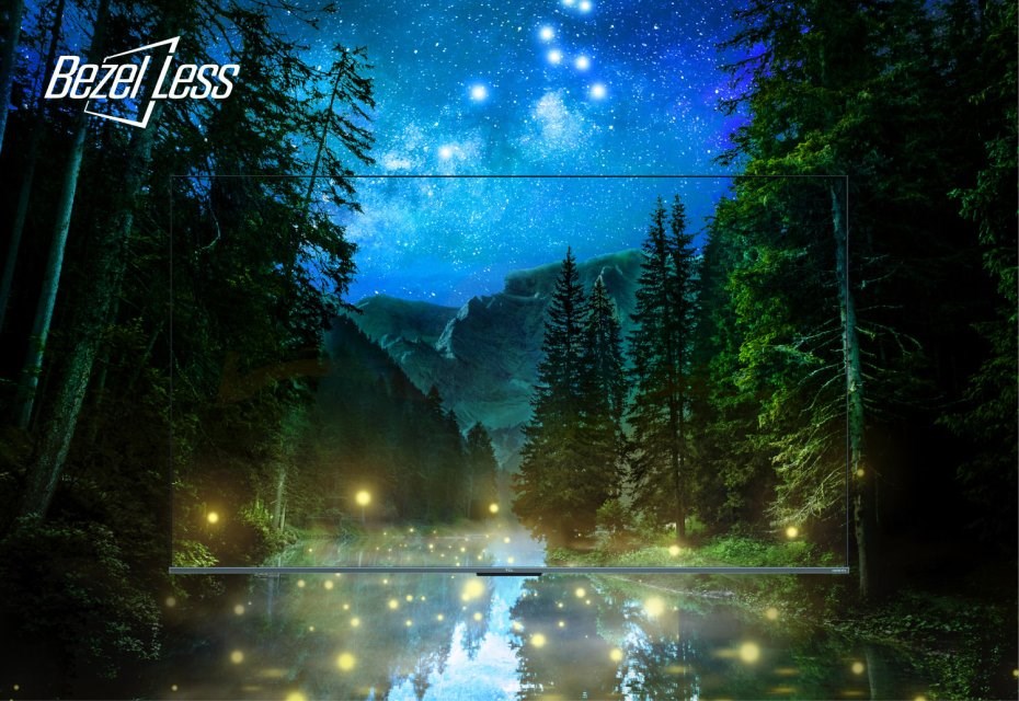 TCL C765 bezrámečkový design